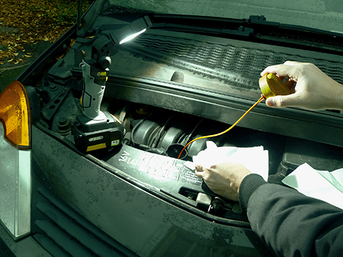 Lumière de chantier sans fil