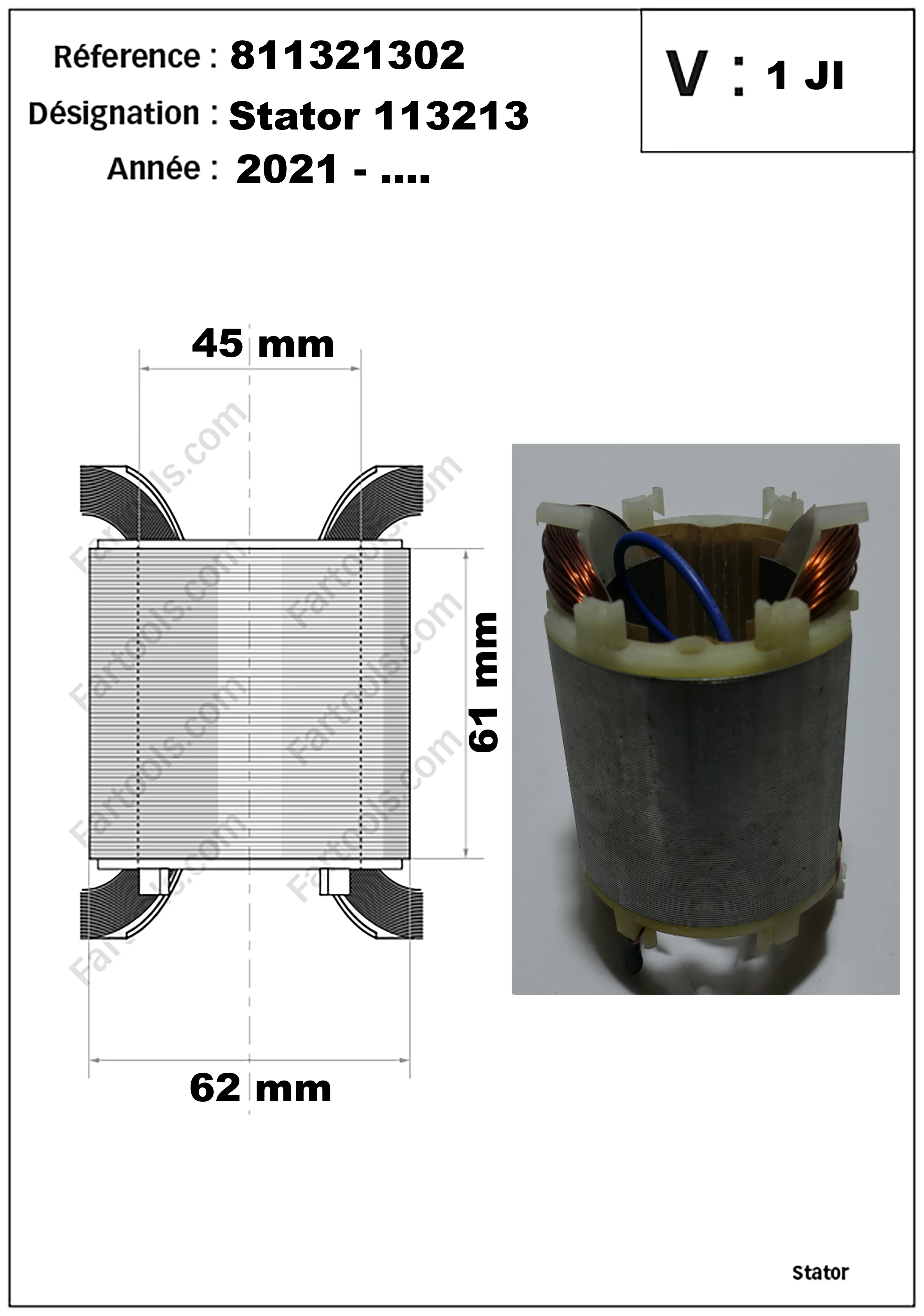 811321302 - STATOR