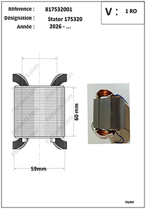 817532001 - STATOR