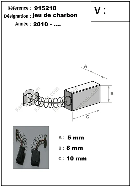 915218 - CHARBON PERCEUSE