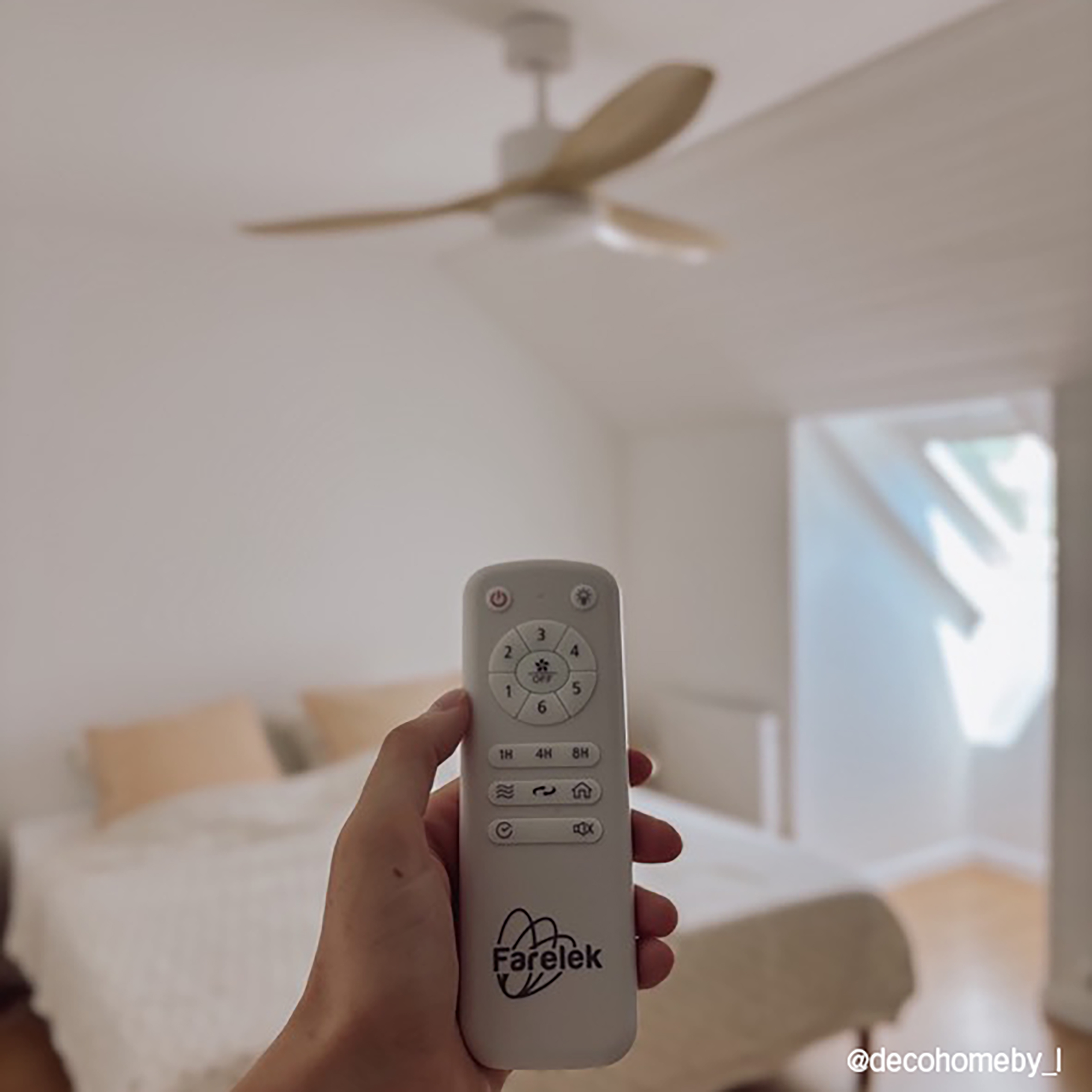 Ventilateur De Plafond Kello Avec LED Et Télécommande - Blanc 58 Cm - Globo