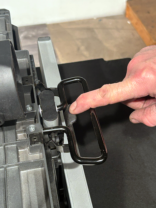 Scie de table réversible scie à onglet - 2 en 1